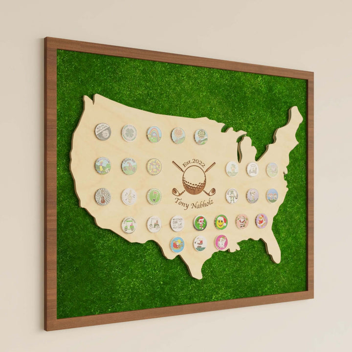 golf ball marker display,
golf ball marker display case,
ball marker display