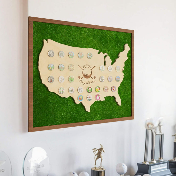 golf ball marker display,
golf ball marker display case,
ball marker display