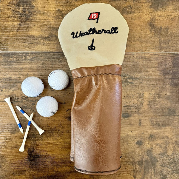 Custom Embroidered Golf Driver Cover, Groomsmen Party Gift